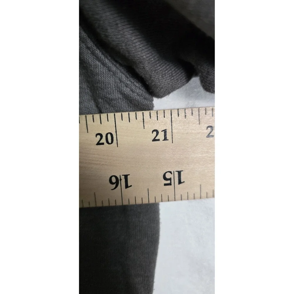 The North Face Sweater  SMALL PETITE Gray Pullover‎ Hoodie Sweatshirt Pocket - Picture 6 of 7
